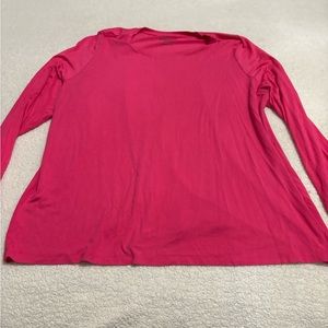Torrid super soft knit long sleeve shirt in hot pink